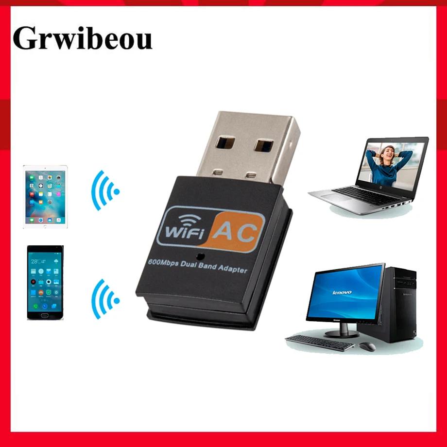 Grwibeou  2.4G 5G USB  ű ,   600mbps HZ PC , 802.11ac  ۽ű,   